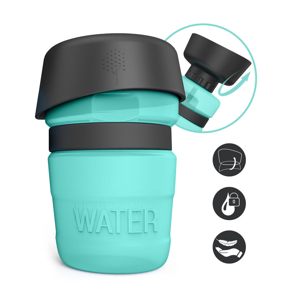 Foldable Pet Travel Water Bottle Dispenser
