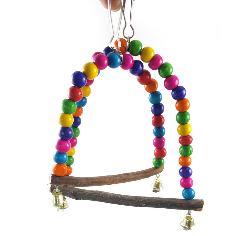 The Bell Ring Perch Swing for Birds