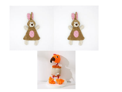 Corduroy Donkey Squeaky Chew Toy for Dogs