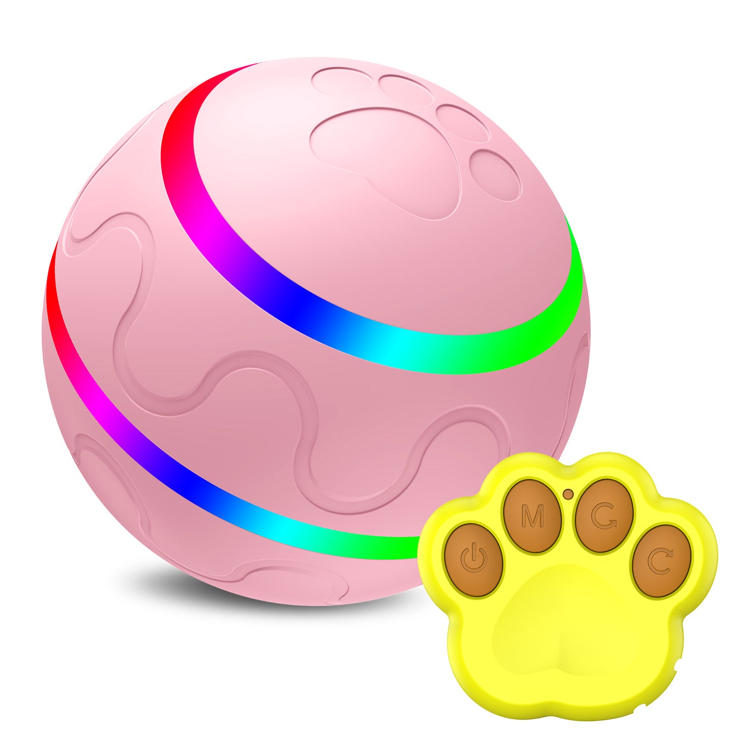 USB Rechargeable Interactive Intelligent Rolling Ball Toy
