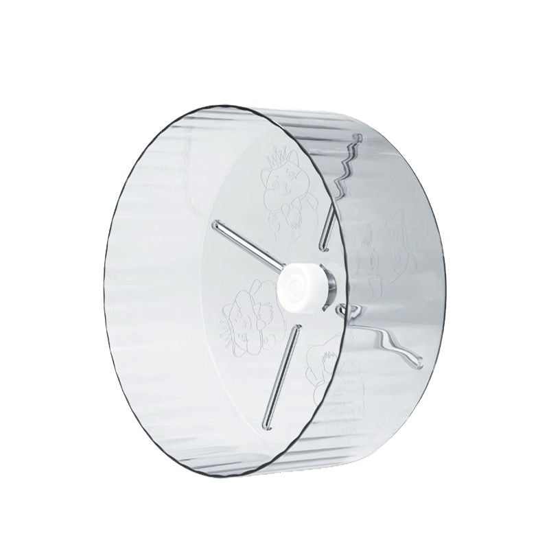Transparent Silent Hamster Running Wheel (15cm/18cm/21cm/24cm)