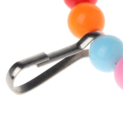 Rainbow Bead Perch Swing for Birds