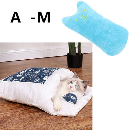 Semi-enclosed Cave Bed for Cats