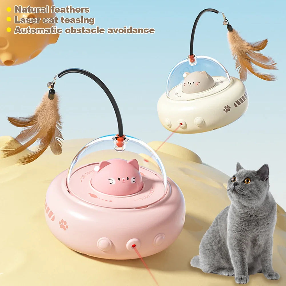 Smart UFO Cat Teaser Toy
