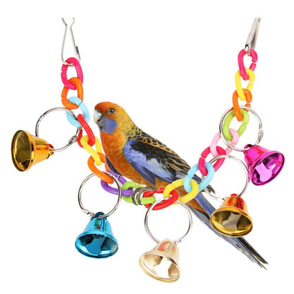 Colourful Swing & Biting Toys for Birds