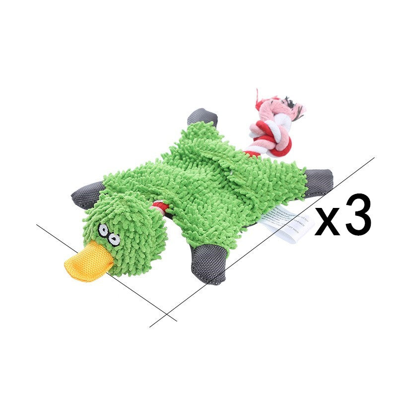 Corduroy Donkey Squeaky Chew Toy for Dogs