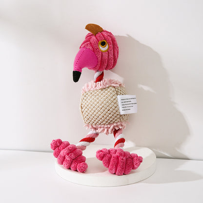 Corduroy Donkey Squeaky Chew Toy for Dogs