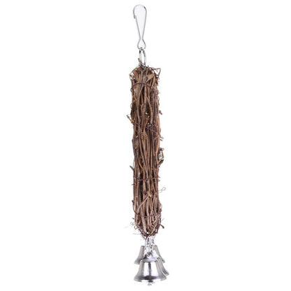 Natural Round Rattan Bird Swing Perch