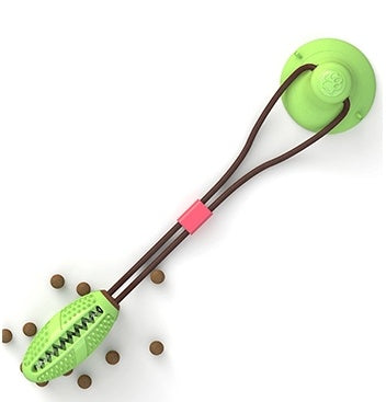 Silicone Suction Cup Tug & Chew Dog Toy
