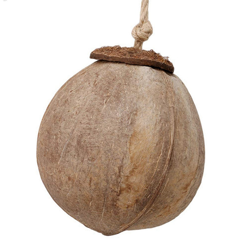 Natural Coconut Shell Bird Nest & Hideway