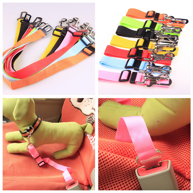 Adjustable Polyester Dog Car Safety Belt