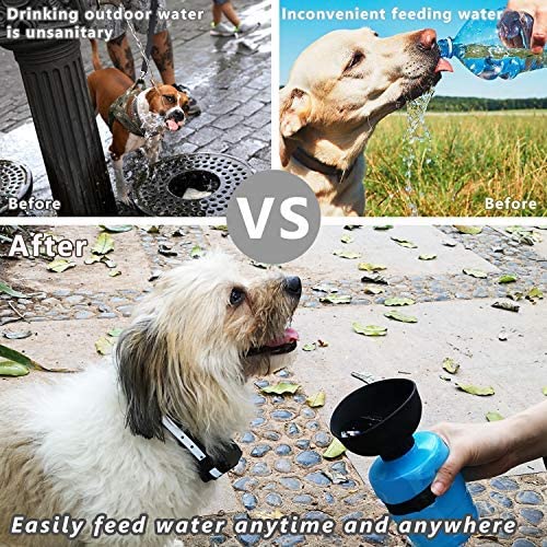 Foldable Pet Travel Water Bottle Dispenser