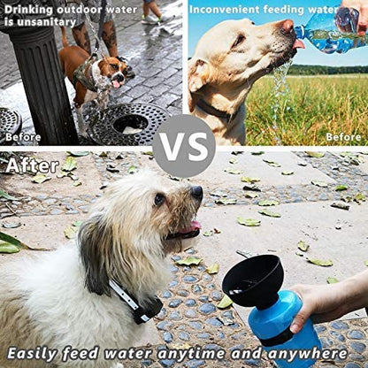 Foldable Pet Travel Water Bottle Dispenser