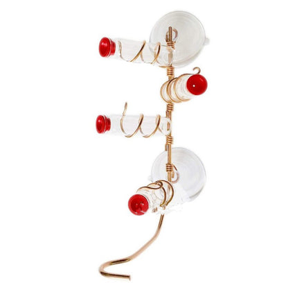 Suction-Mount Hummingbird Nectar Feeder
