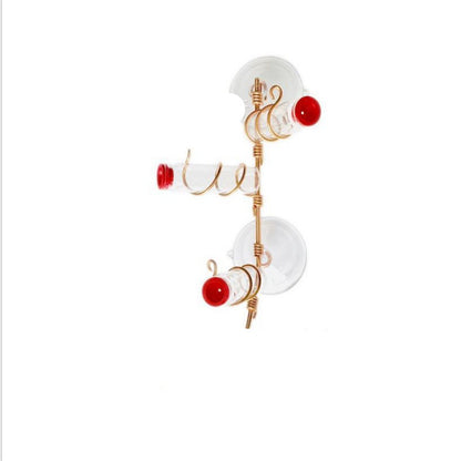 Suction-Mount Hummingbird Nectar Feeder