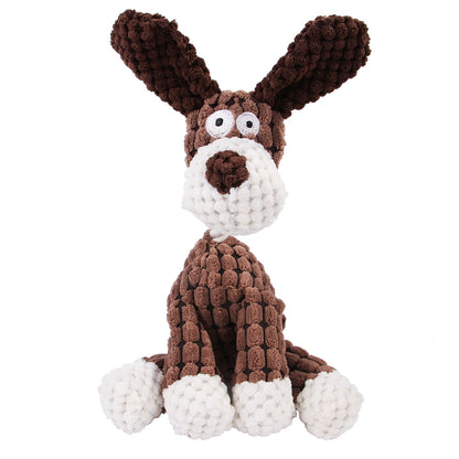 Corduroy Donkey Squeaky Chew Toy for Dogs