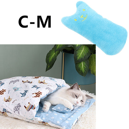 Semi-enclosed Cave Bed for Cats