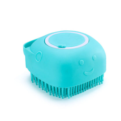 Silicone Pet Bath Massage Glove Brush