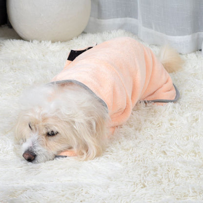 Quick-Drying Microfiber Pet Bathrobe Towel