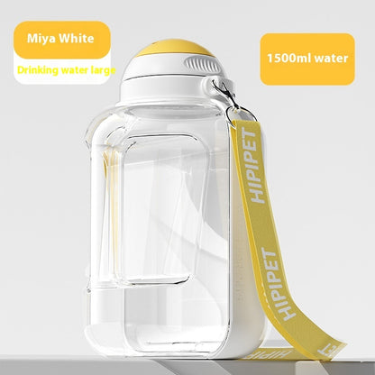 2-in-1 Portable Pet Water Bottle & Food Bowl