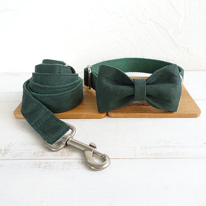 Pet Bow Collar & Leash Set