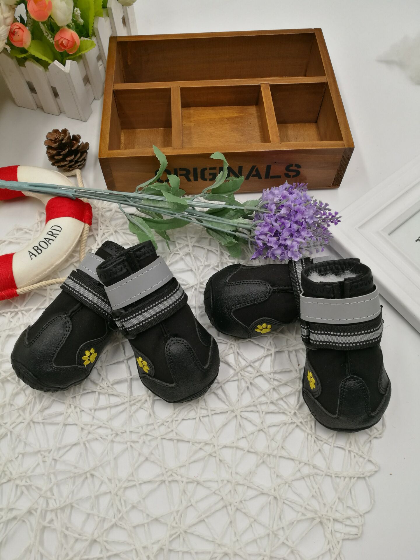 Waterproof Non-Slip Dog Boots for Hot & Cold Weather