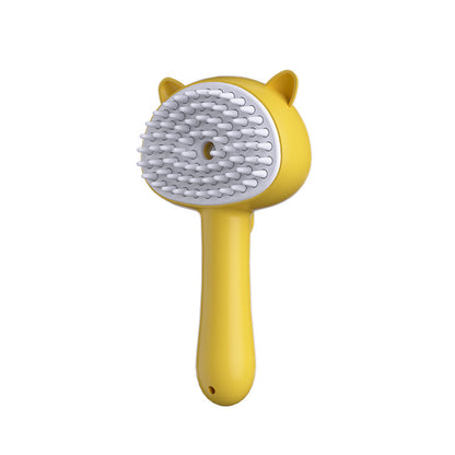 Multifunctional Self-Cleaning Grooming Brush with Mist