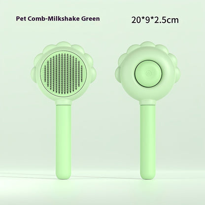 2-in-1 Self-Cleaning Spray Grooming Brush for Cats & Dogs