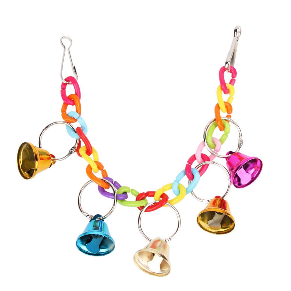 Colourful Swing & Biting Toys for Birds