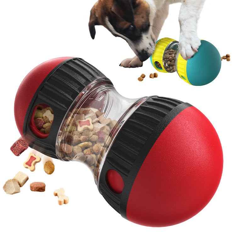 Interactive Treat-Dispensing Dog Puzzle Tumbler Toy