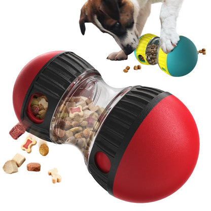 Interactive Treat-Dispensing Dog Puzzle Tumbler Toy