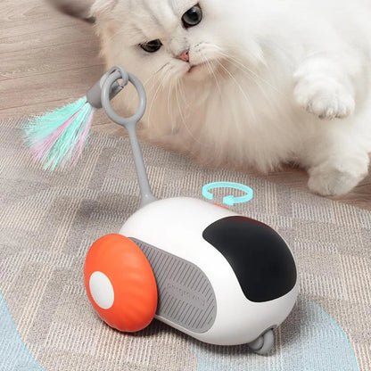 Interactive Remote Control Rolling Cat Toy Car