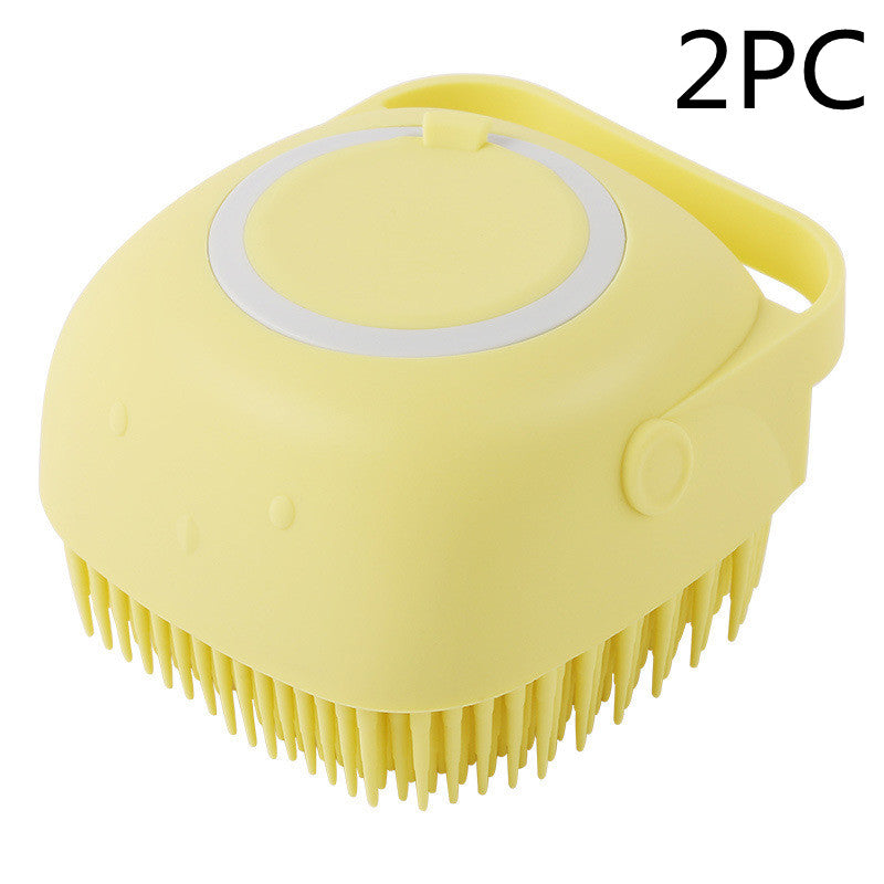 Silicone Pet Bath Massage Glove Brush