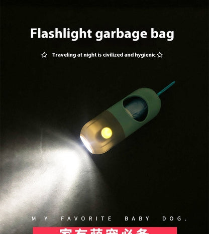 Portable LED Poop Bag Dispenser