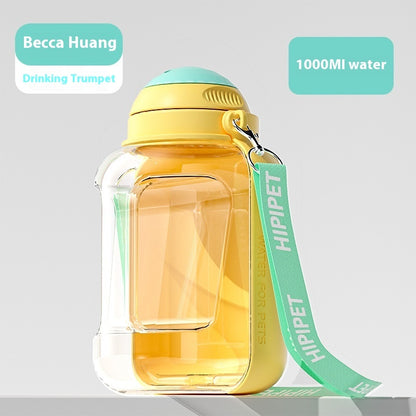 2-in-1 Portable Pet Water Bottle & Food Bowl