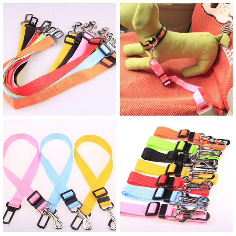 Adjustable Polyester Dog Car Safety Belt