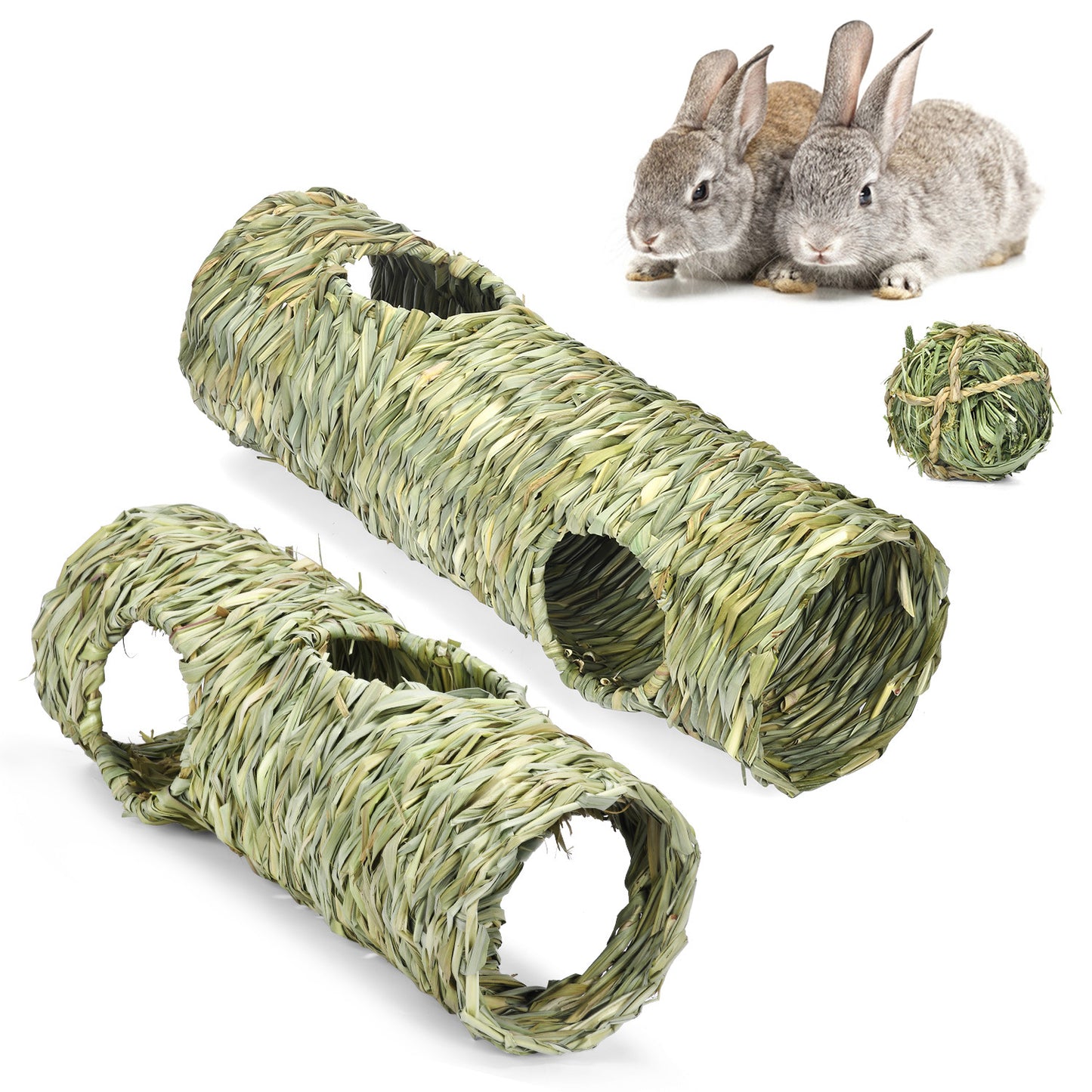 Small Pet Tunnel Hideout & Enrichment Shelter