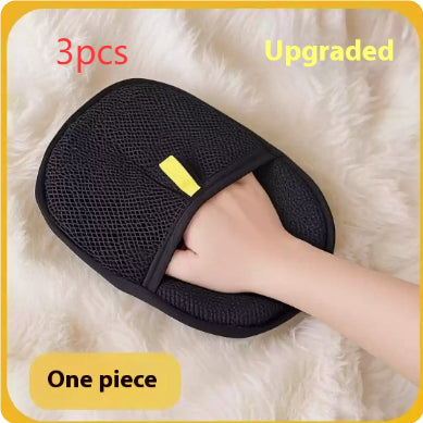 Pet Grooming & De-shedding Glove for Dogs, Cats & Rabbits