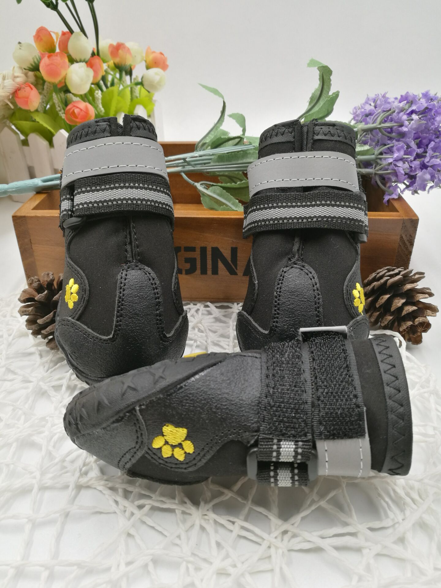 Waterproof Non-Slip Dog Boots for Hot & Cold Weather