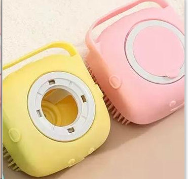 Silicone Pet Bath Massage Glove Brush