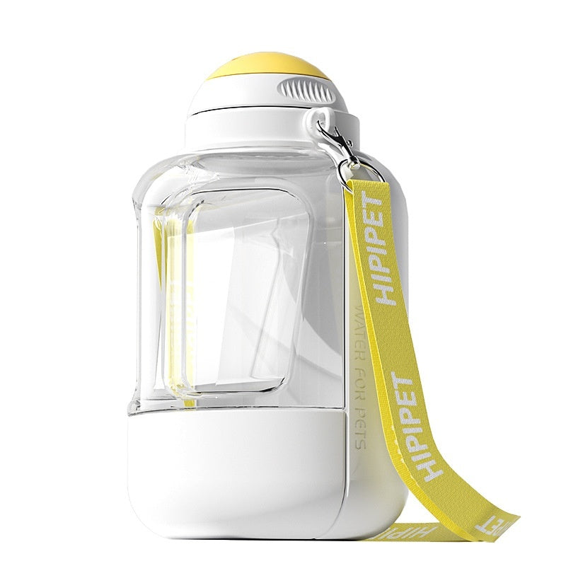2-in-1 Portable Pet Water Bottle & Food Bowl