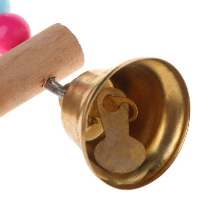 Rainbow Bead Perch Swing for Birds