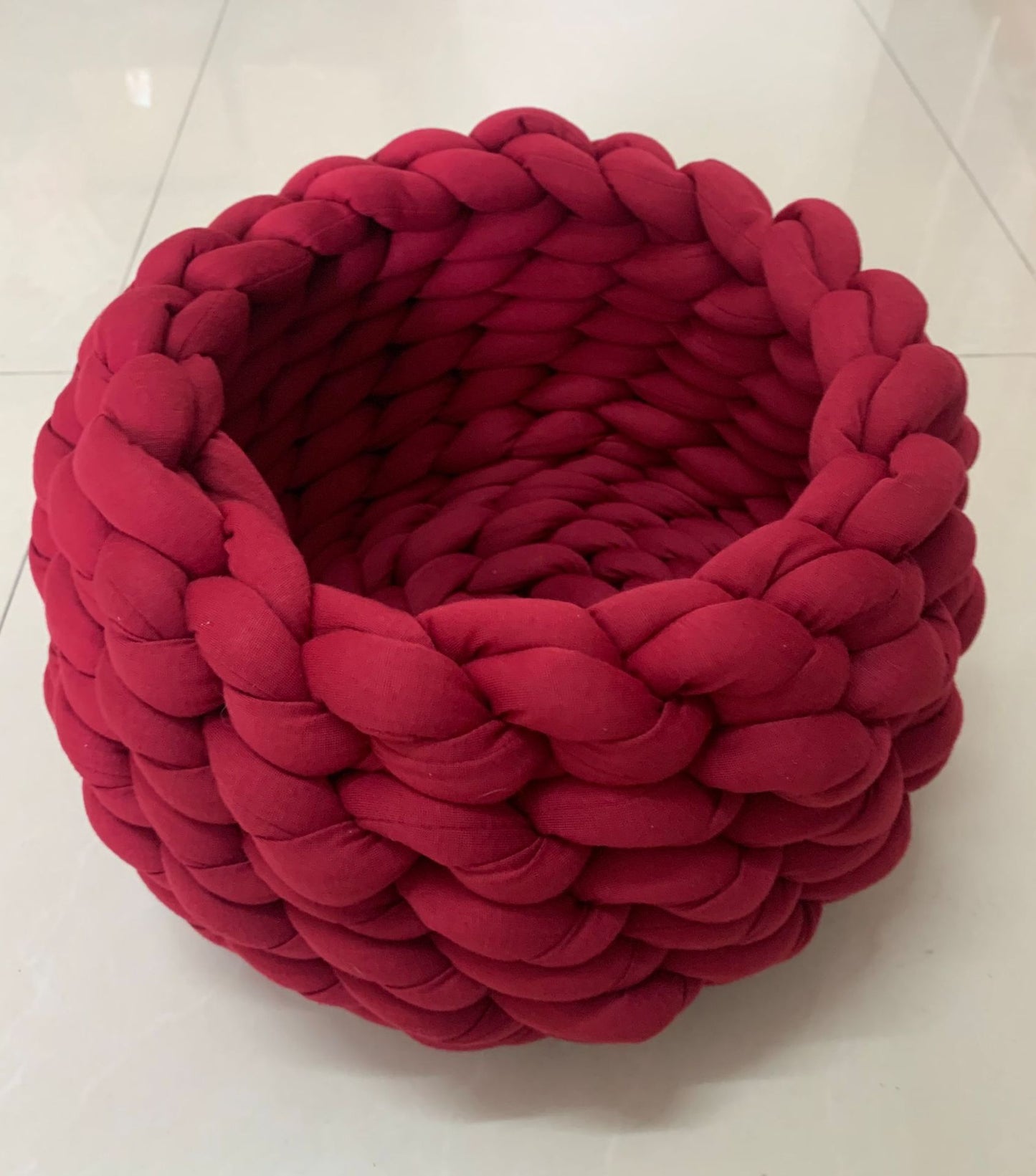 Cozy Braided Pet Nest Bed