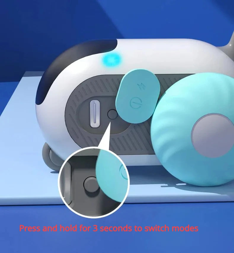 Interactive Remote Control Rolling Cat Toy Car