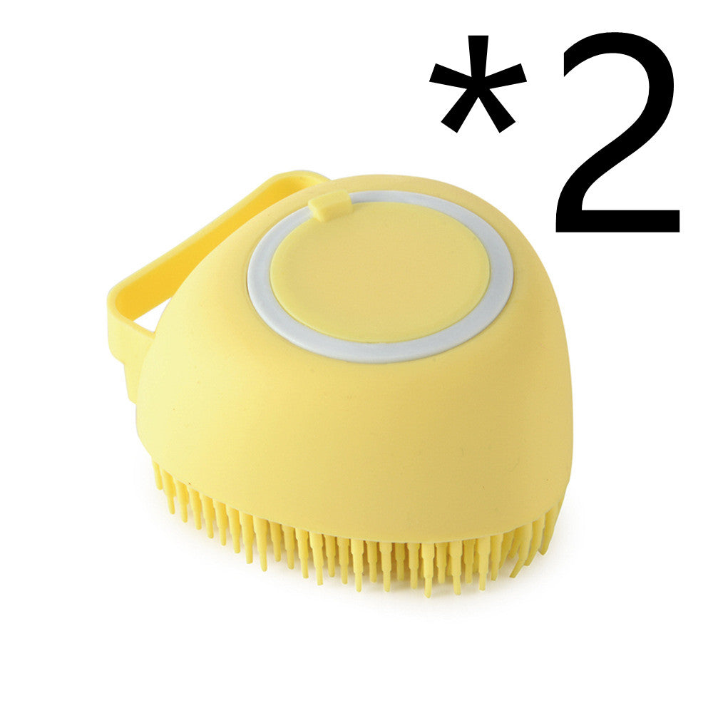Silicone Pet Bath Massage Glove Brush