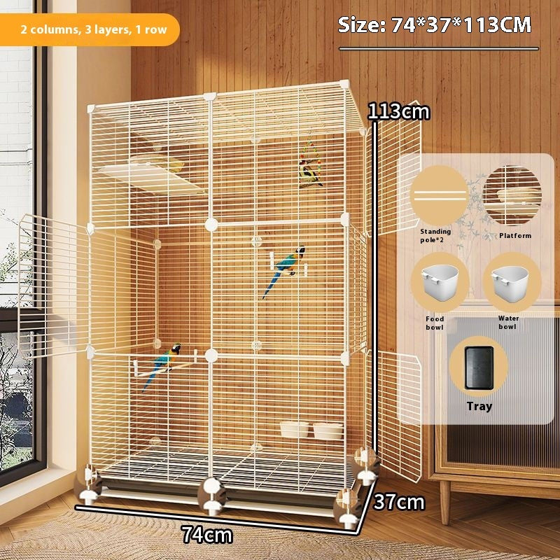 Luxury Double-Storey Parrot Villa Cage