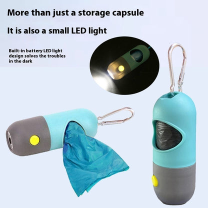 Portable LED Poop Bag Dispenser