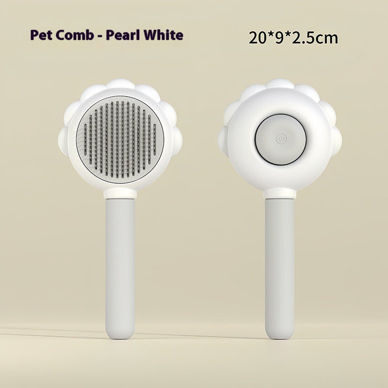2-in-1 Self-Cleaning Spray Grooming Brush for Cats & Dogs