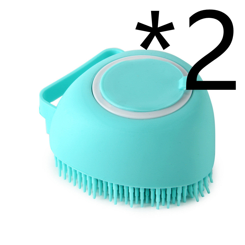 Silicone Pet Bath Massage Glove Brush