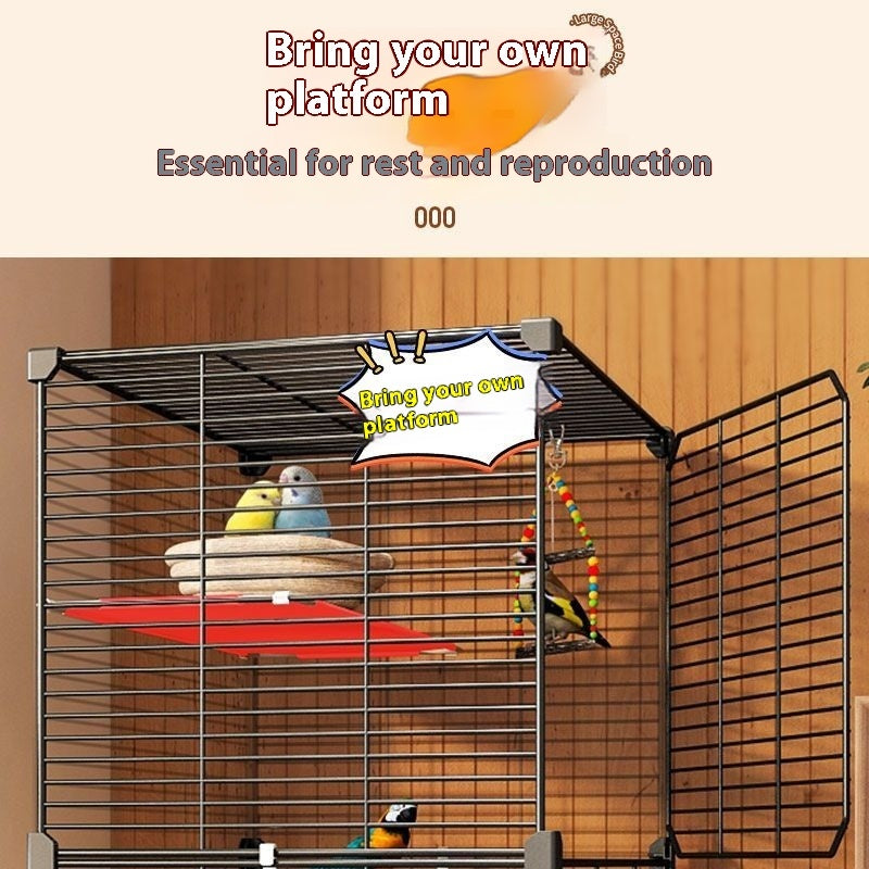 Luxury Double-Storey Parrot Villa Cage